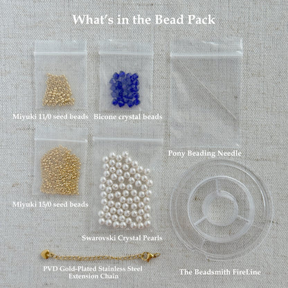 Bead Pack No. 01 | Pearl & Crystal Bracelet Materials