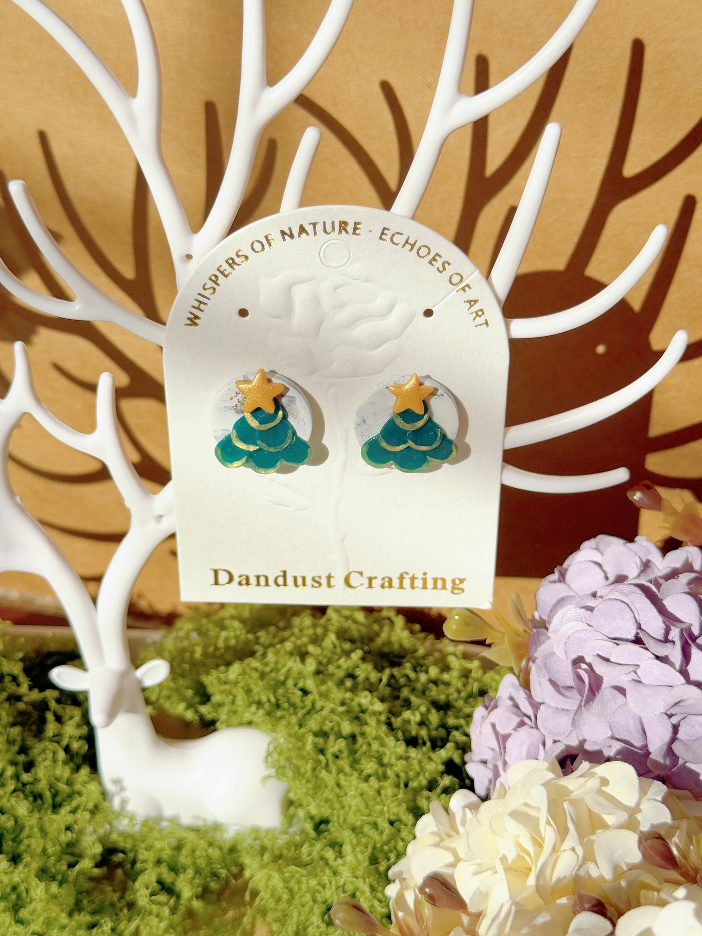 S925 Sterling Silver Earrings - Christmas Gift (R01)